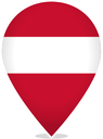 Austria Teardrop Pin