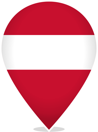 Austria Teardrop Pin