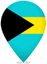 Bahamas Teardrop Pin
