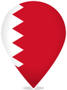 Bahrain Teardrop Pin