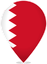 Bahrain Teardrop Pin