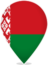 Belarus Teardrop Pin