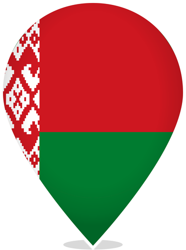 Belarus Teardrop Pin