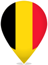 Belgium Teardrop Pin