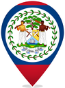 Belize Teardrop Pin
