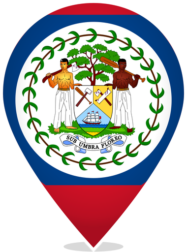 Belize Teardrop Pin