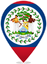 Belize Teardrop Pin