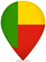 Benin Teardrop Pin