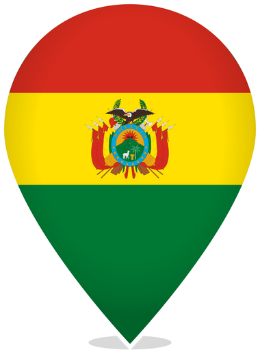 Bolivia Teardrop Pin
