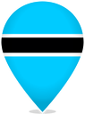 Botswana Teardrop Pin