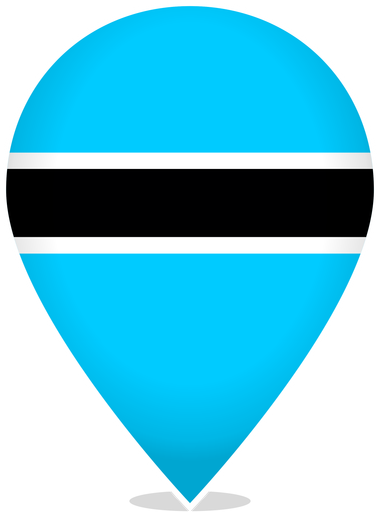 Botswana Teardrop Pin