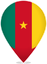 Cameroon Teardrop Pin