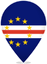Cape Verde Teardrop Pin