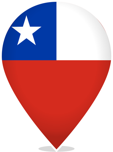 Chile Teardrop Pin