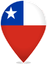 Chile Teardrop Pin
