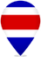 Costa Rica Teardrop Pin