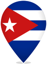 Cuba Teardrop Pin
