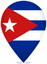 Cuba Teardrop Pin