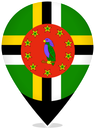 Dominica Teardrop Pin