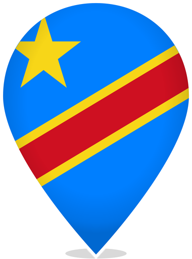 Dr Congo Teardrop Pin