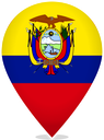 Ecuador Teardrop Pin