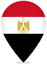 Egypt Teardrop Pin