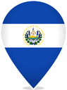 El Salvador Teardrop Pin
