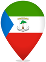 Equatorial Guinea Teardrop Pin
