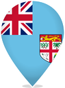 Fiji Teardrop Pin