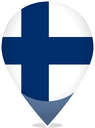 Finland Teardrop Pin