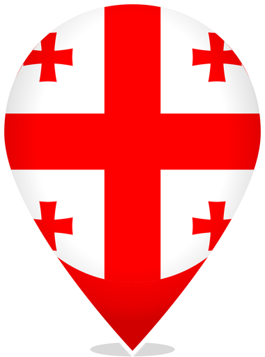 Georgia Teardrop Pin