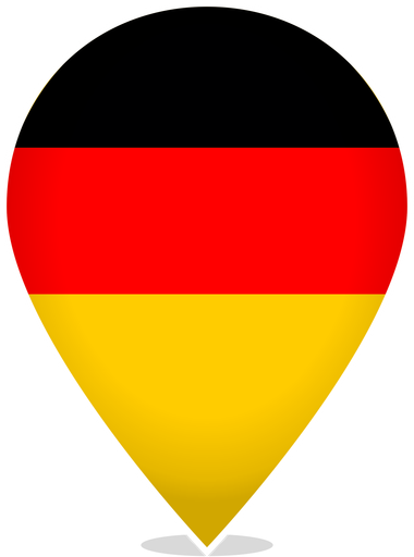 Germany Teardrop Pin
