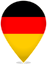 Germany Teardrop Pin