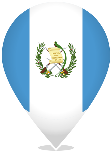 Guatemala Teardrop Pin