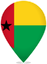 Guinea Bissau Teardrop Pin