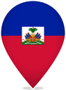 Haiti Teardrop Pin