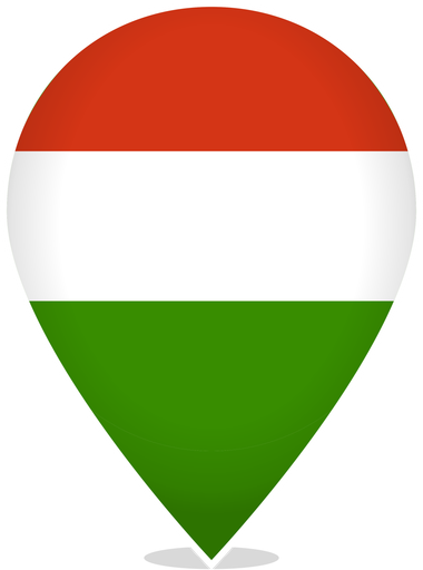 Hungary Teardrop Pin