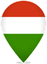 Hungary Teardrop Pin