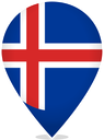 Iceland Teardrop Pin