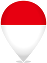 Indonesia Teardrop Pin
