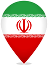 Iran Teardrop Pin