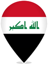 Iraq Teardrop Pin