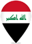 Iraq Teardrop Pin