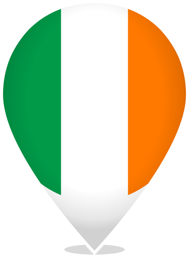 Ireland Teardrop Pin