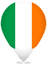 Ireland Teardrop Pin
