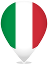 Italy Teardrop Pin