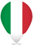 Italy Teardrop Pin