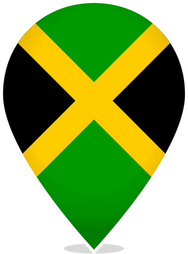 Jamaica Teardrop Pin