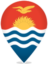 Kiribati Teardrop Pin