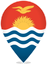 Kiribati Teardrop Pin